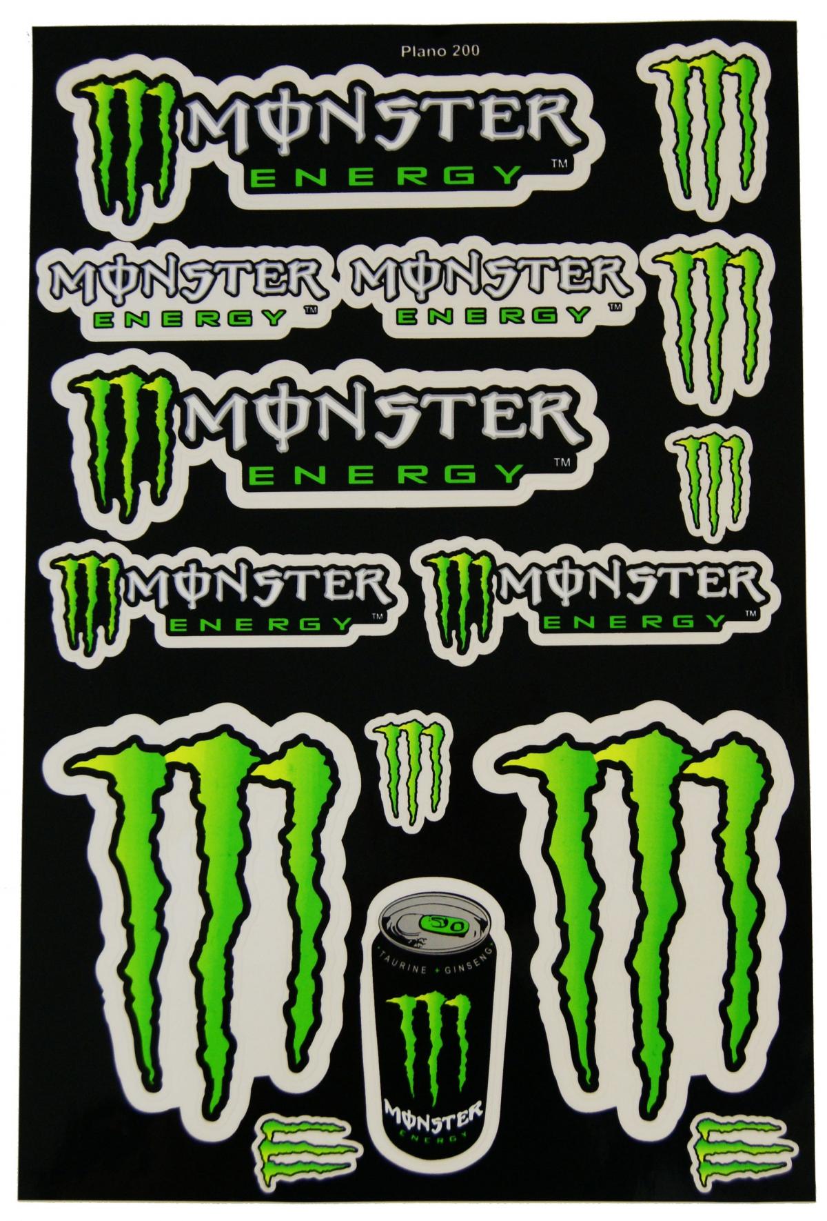 FIR Sticker Sheet Monster 29x44cm 122010923