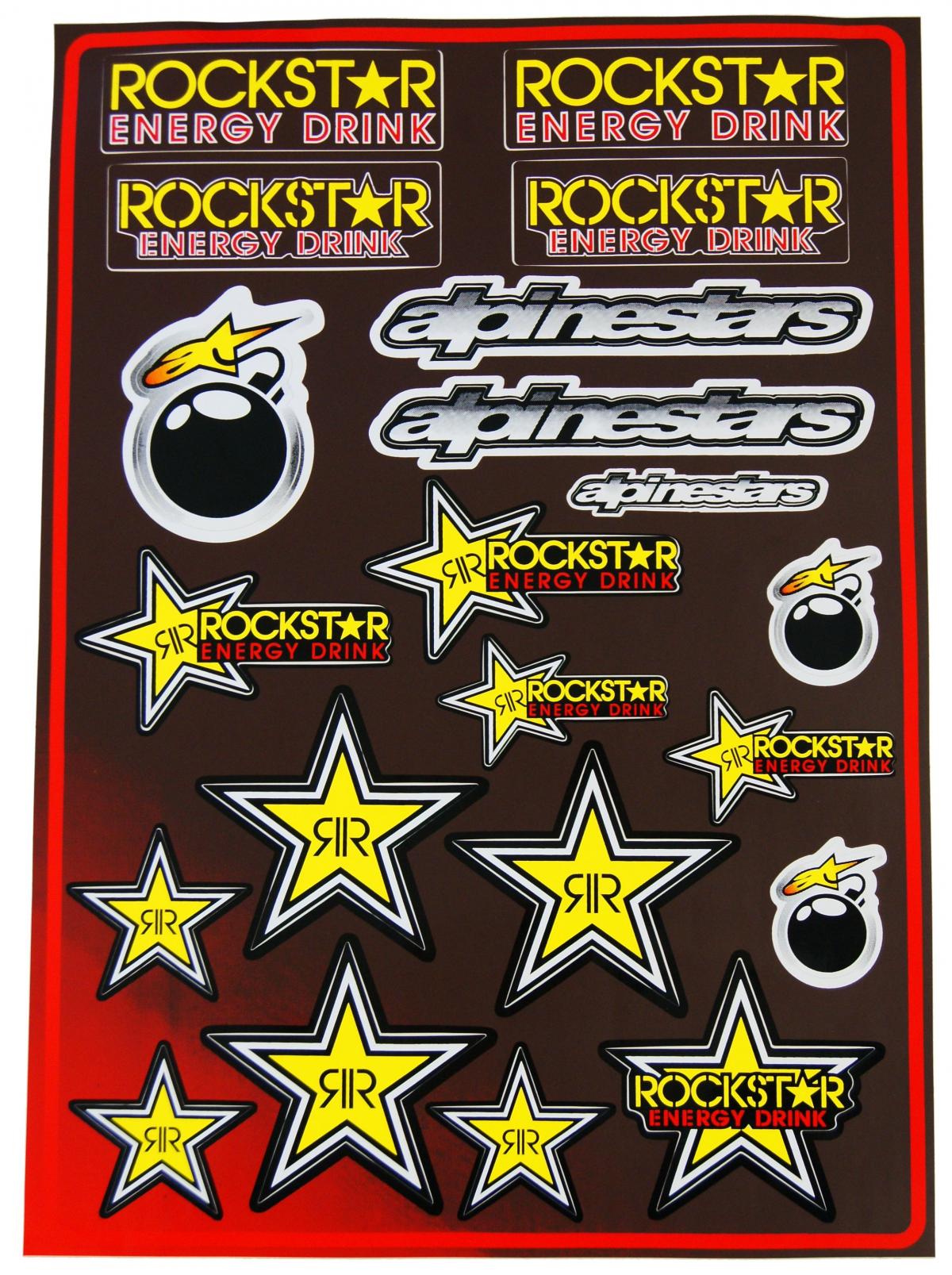 FIR Sticker Sheet Rockstar 30x45cm 122010929