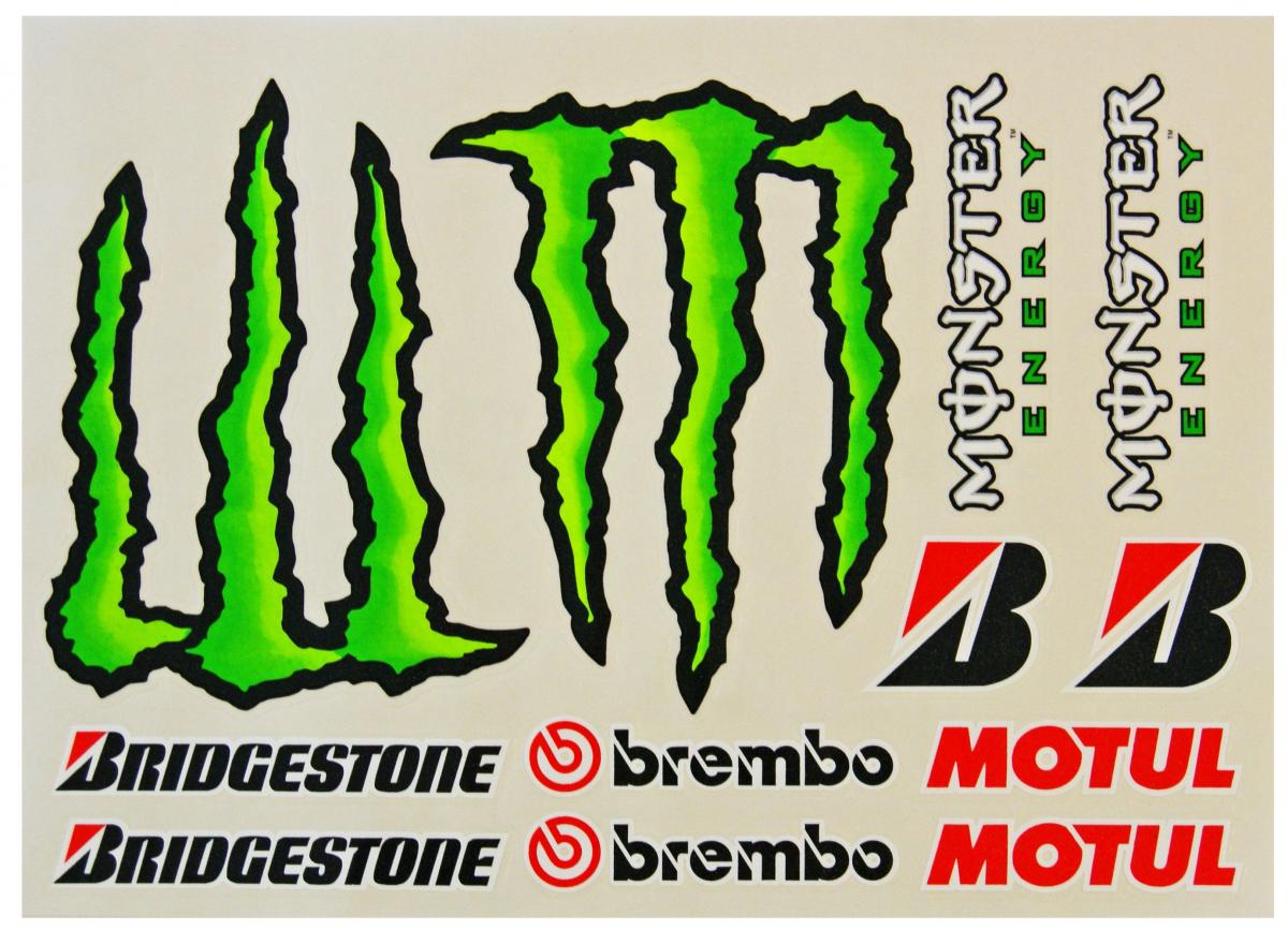 FIR Sticker Sheet Monster /b-stone 122011396