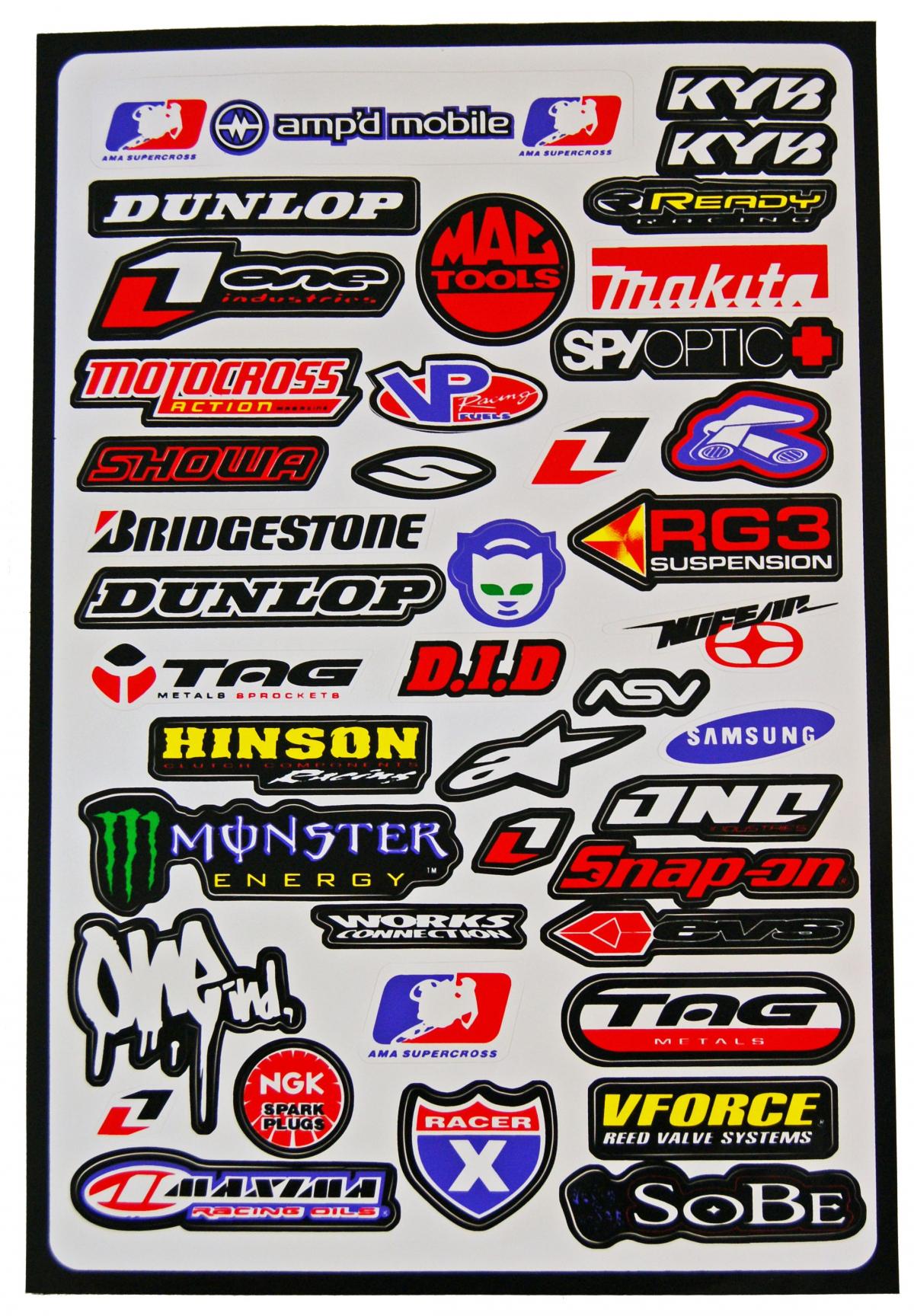 FIR STICKER LOGO SHEET 30x45cm