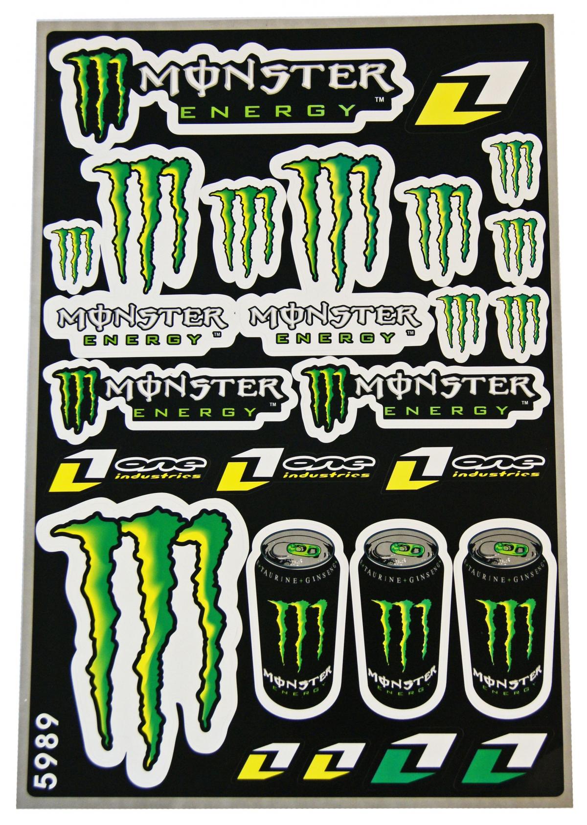FIR STICKER SHEET MONSTER 30x45cm GPA071