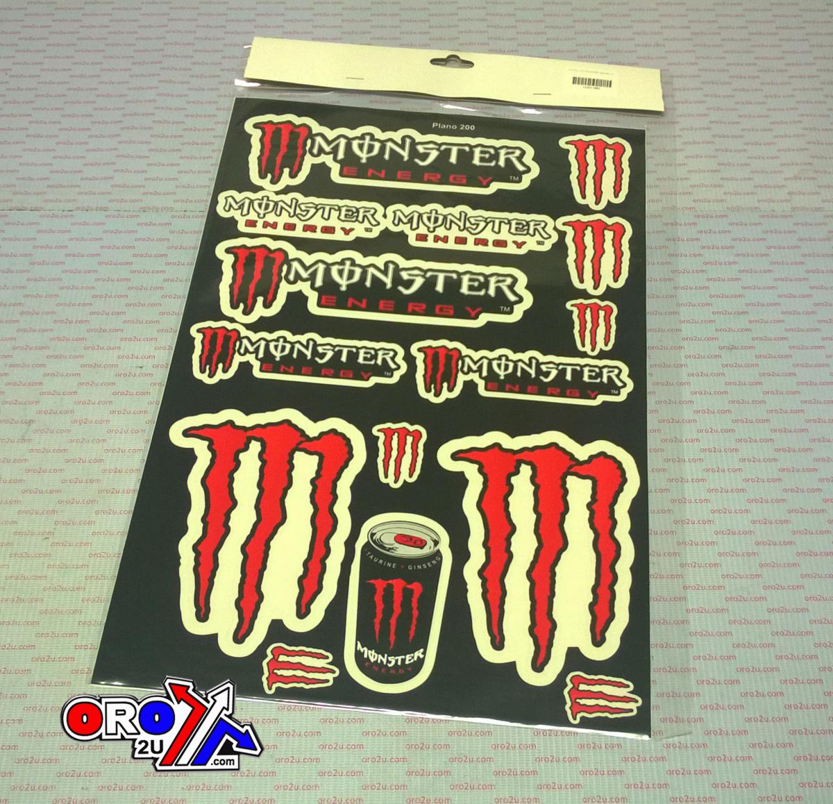 FIR Sticker Sheet Monster Red [a3], 122011682