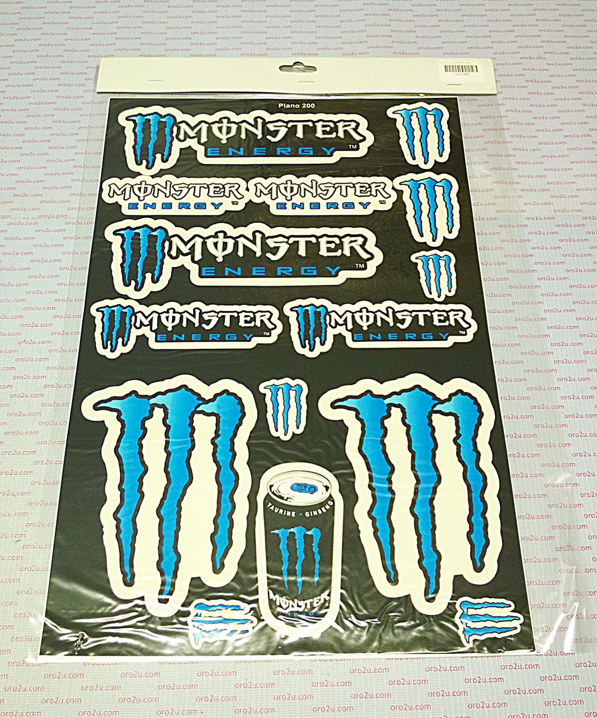 FIR Sticker Sheet Monster Blu [a3], 122011683