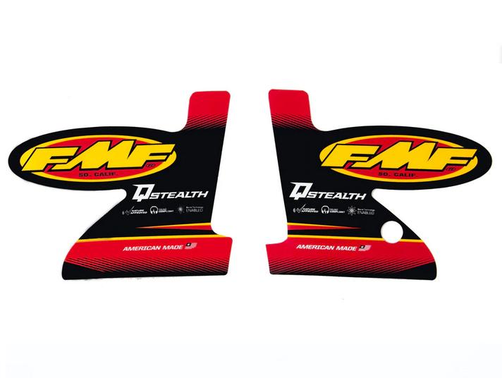 FMF Exhausts End of Line Q Stealth 2-part Exhaust Wrap Logo Decal - Fmf 012692
