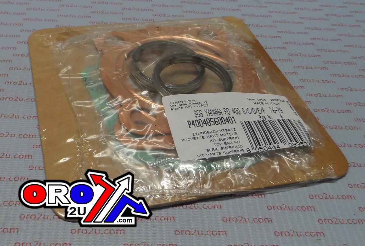 ATHENA TOP END GASKET SET YAMAHA RD 400 76-79,  P400485600401