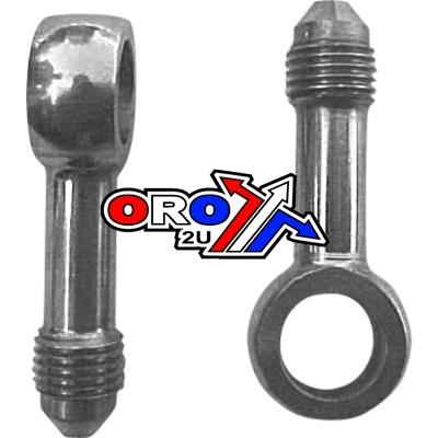 Goodridge M10 Banjo Straight 3/8unf Gr, B592-03c Swage Crimp Fitting 600 Series -3, Goodridge / Stainless Steel