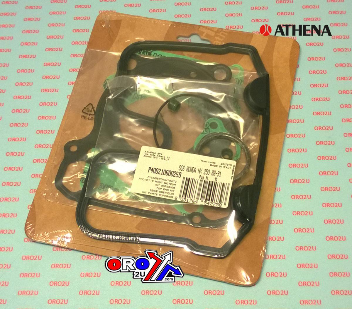 Athena Top End Gasket Set Honda Nx 250 88-91, Athena P400210600259 Dominator