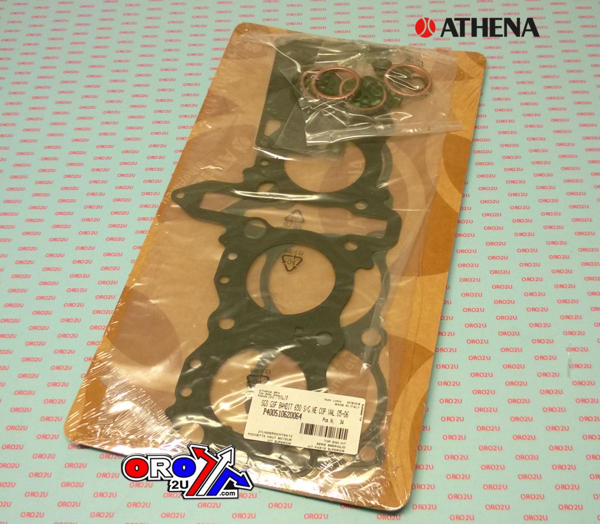 Athena Top End Gasket Set Suzuki Gsf 650 05-06, Athena P400510620064 Bandit