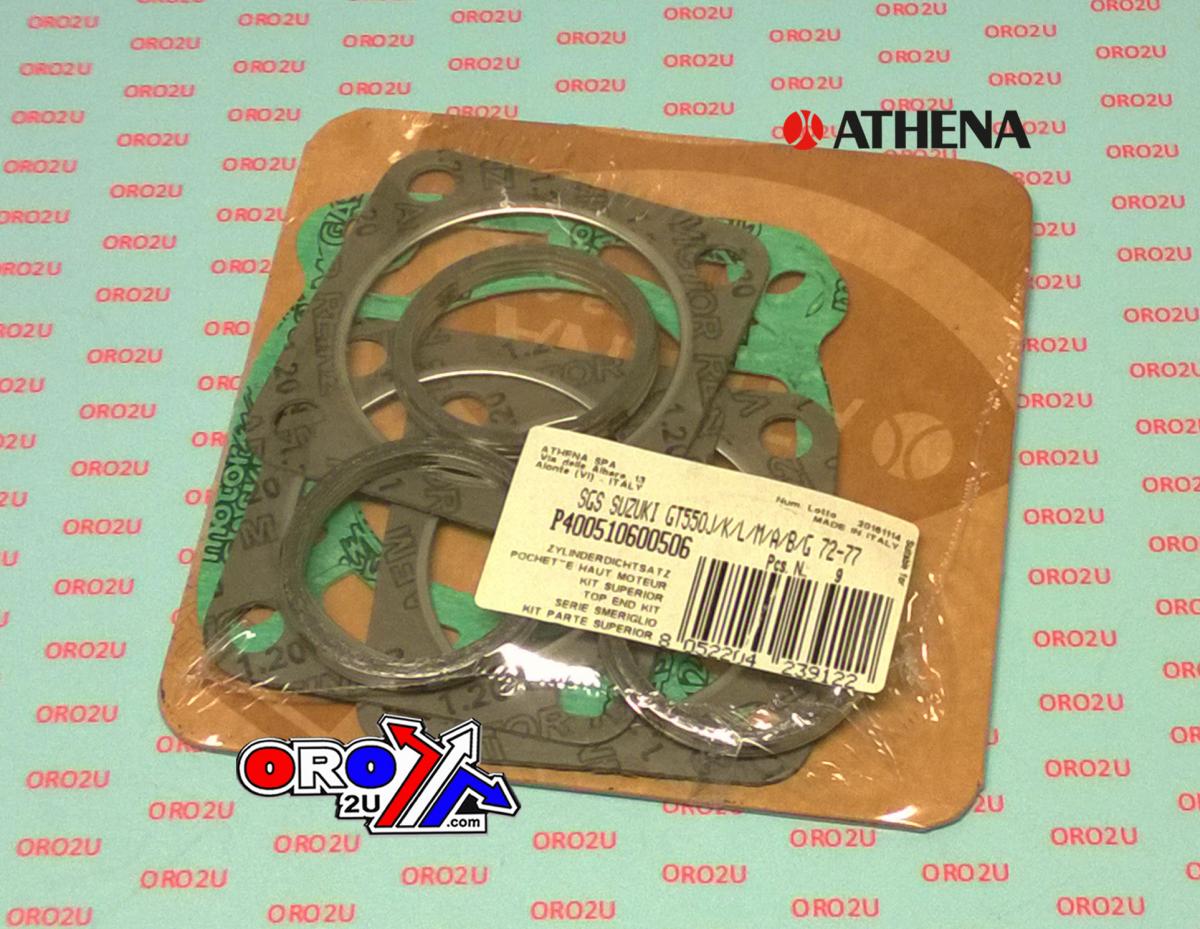 Athena Top End Gasket Set Suzuki Gt 550 72-77, Athena P400510600506