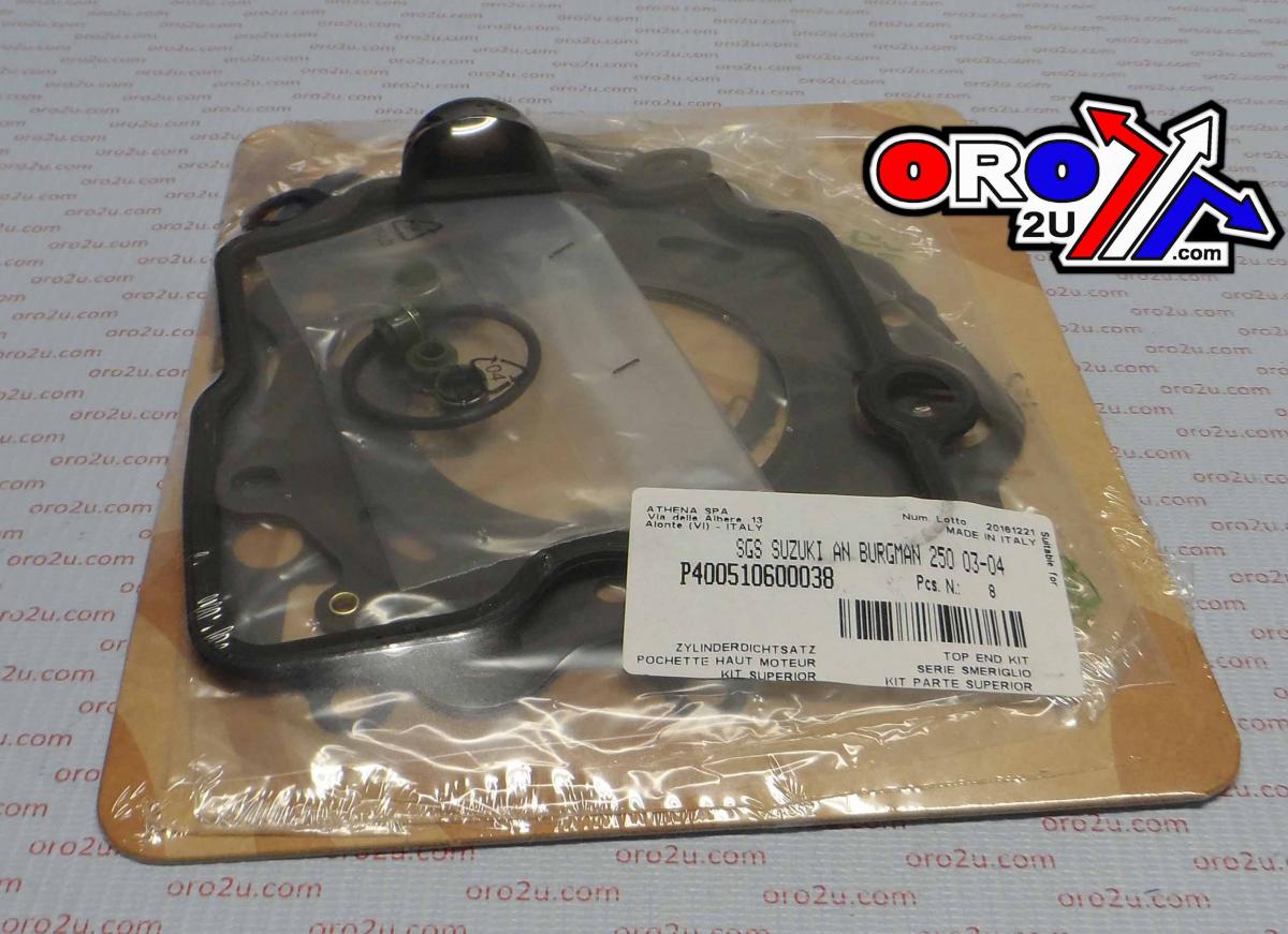 Athena Top End Gasket Set Suzuki an 250 03-06, Athena P400510600038 Burgman