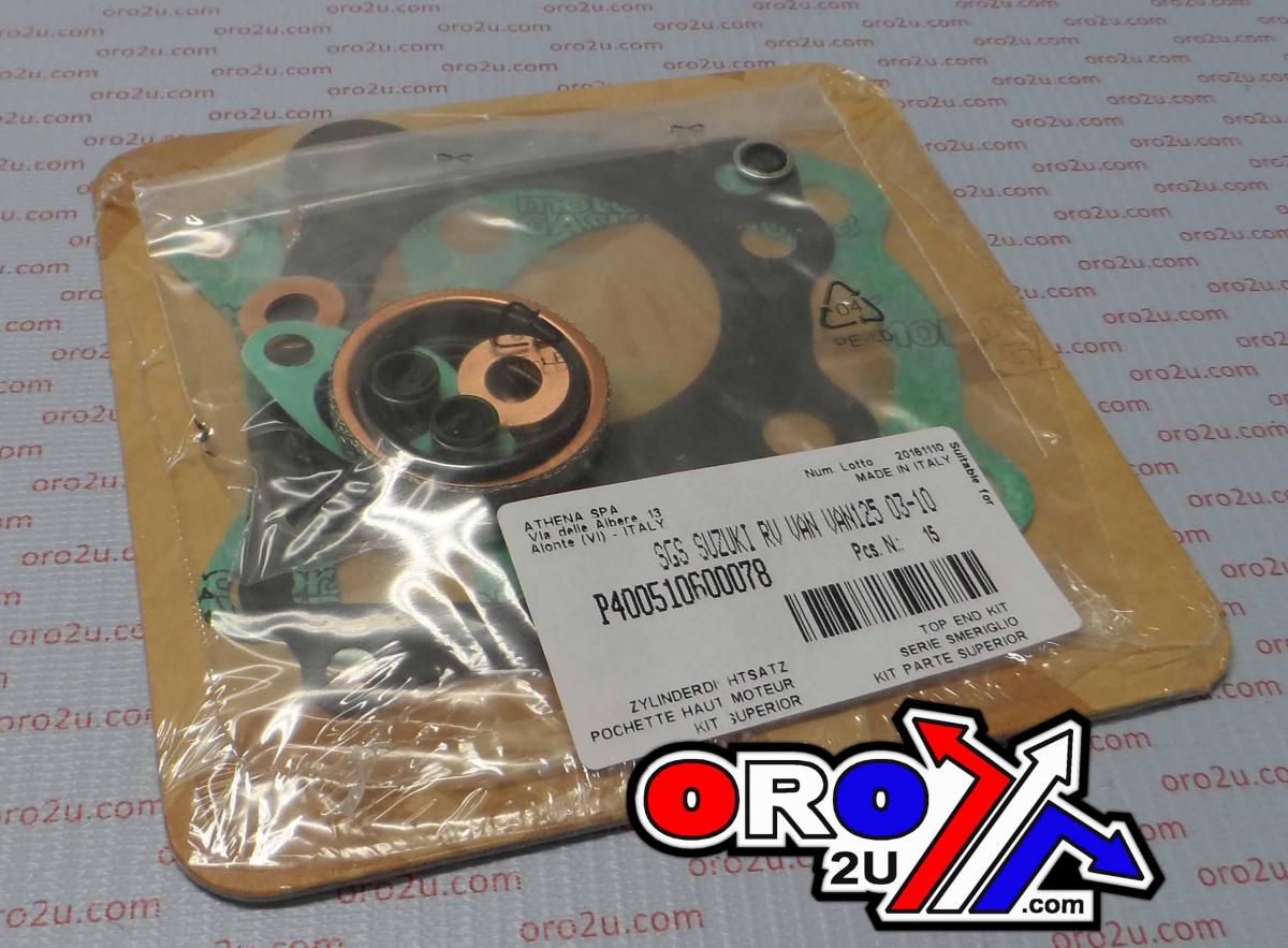 Athena Top End Gasket Set Suzuki Rv 125 03-10, Athena P400510600078 Van Van