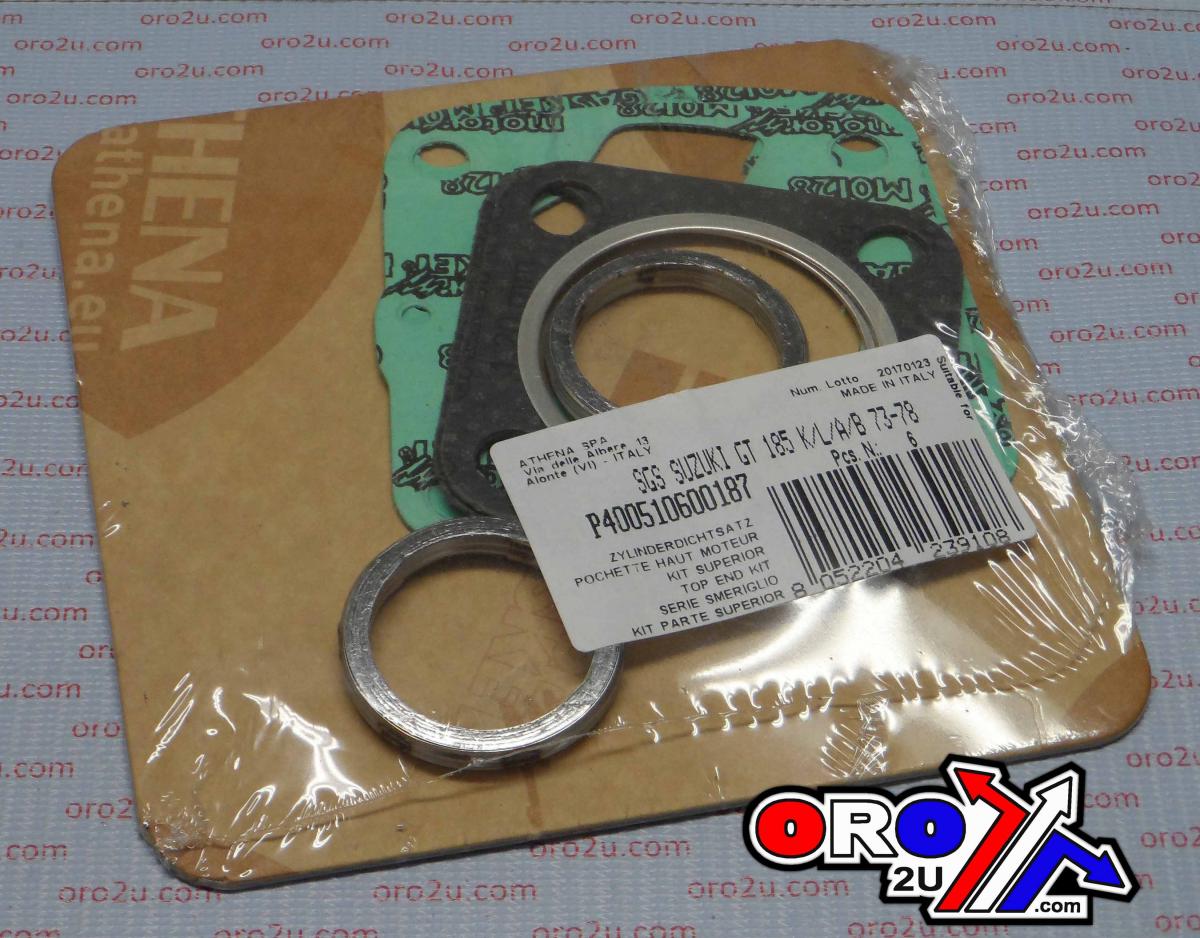 Athena Top End Gasket Set Suzuki Gt 185 73-78, Athena P400510600187