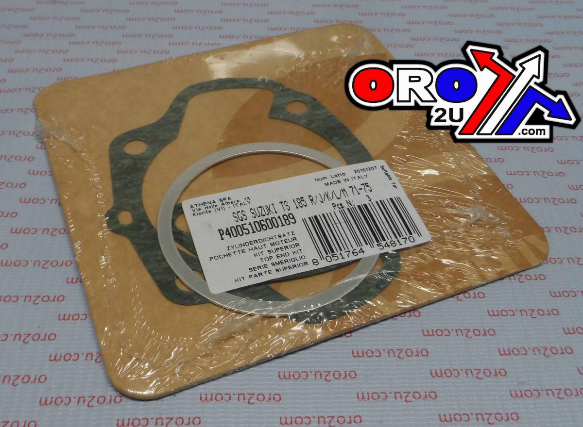 Athena Top End Gasket Set Suzuki Ts 185 71-75, Athena P400510600189