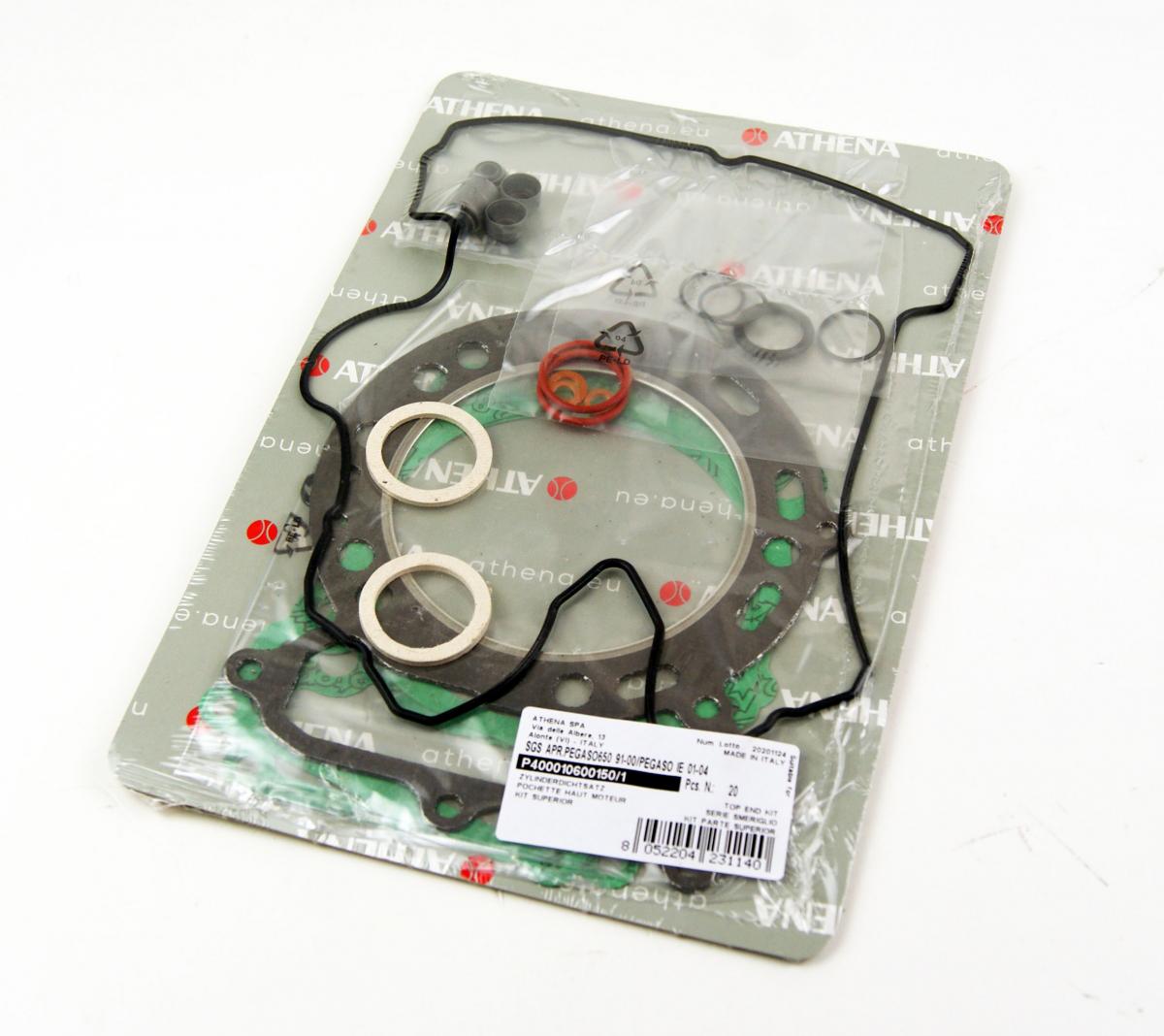Athena Top End Gasket Set Rotax 654 Aprilia 650 91-04, Athena P400010600150/1 Pegaso Moto