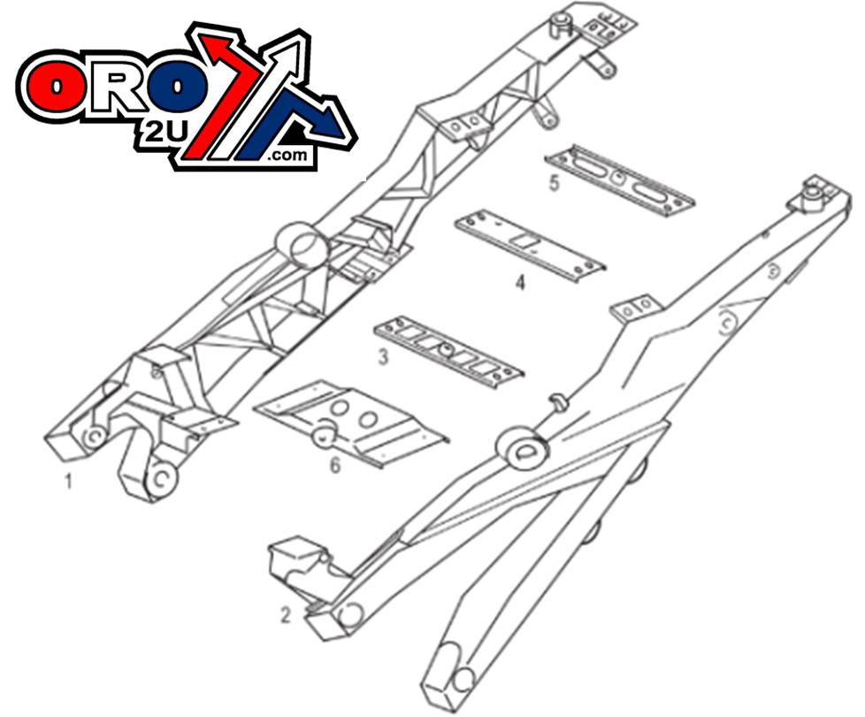 MTX Parts Sub Frame Suzuki Kit Gsx-r