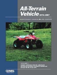 Clymer Manuals Manual All-terrain 74-87, Clymer M012, ATV12