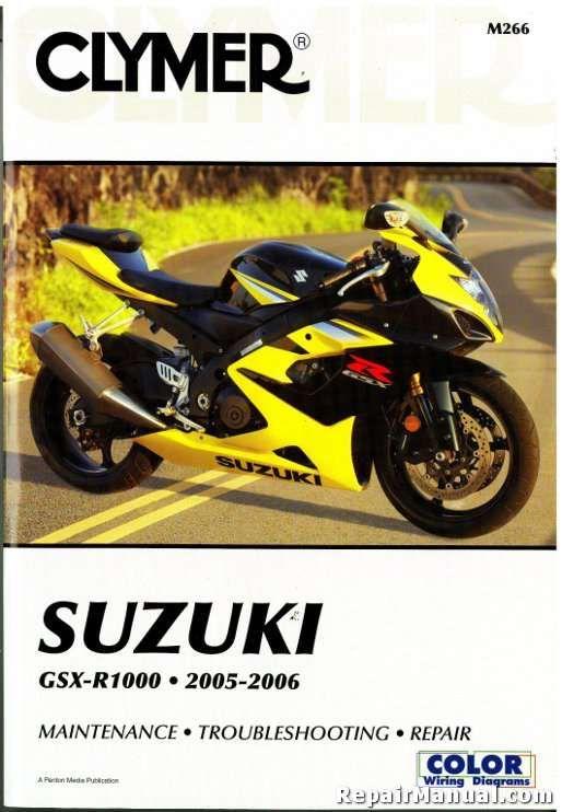 Clymer Manuals Manual Suzuki Gsx-r1000 05-06, Clymer M266 Repair Maintenance