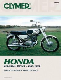 Clymer Manuals Manual Honda 125-200cc Twins, Clymer M321 Repair Maintenance