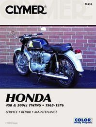 Clymer Manuals Manual Honda 450 & 500cc 65-77, Clymer M333 Repair Maintenance