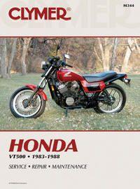Clymer Manuals Manual Honda VT500 (1983-1988), Clymer M344 Repair Maintenance