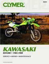 Clymer Manuals Manual KDX200 83-88 Clymer