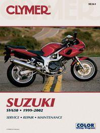 Clymer Manuals Manual Suzuki SV650 1999-02, Clymer M361 Repair Maintenance