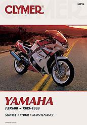 Clymer Manuals Manual Yamaha FZR600 (89-93), Clymer M396 Repair Maintenance