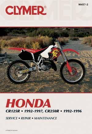 Clymer Manuals Manual CR125,250 1992-96, Clymer