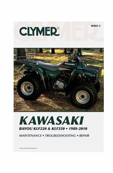 Clymer Manuals Manual KLF220 88-02 Clymer