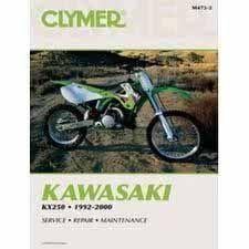 Clymer Manuals Manual 92-00 KX250 Kaw. Clymer