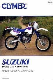 Clymer Manuals Manual DR250/350 90-95 Clymer
