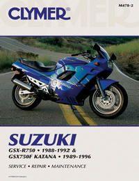 Clymer Manuals Manual Suzuki Gsx-r750, Clymer M478 Repair Maintenance