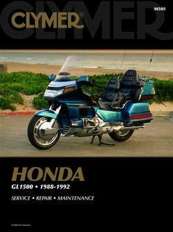 Clymer Manuals Manual Honda Gl1500 Gold Wing, Clymer M505 Repair Maintenance