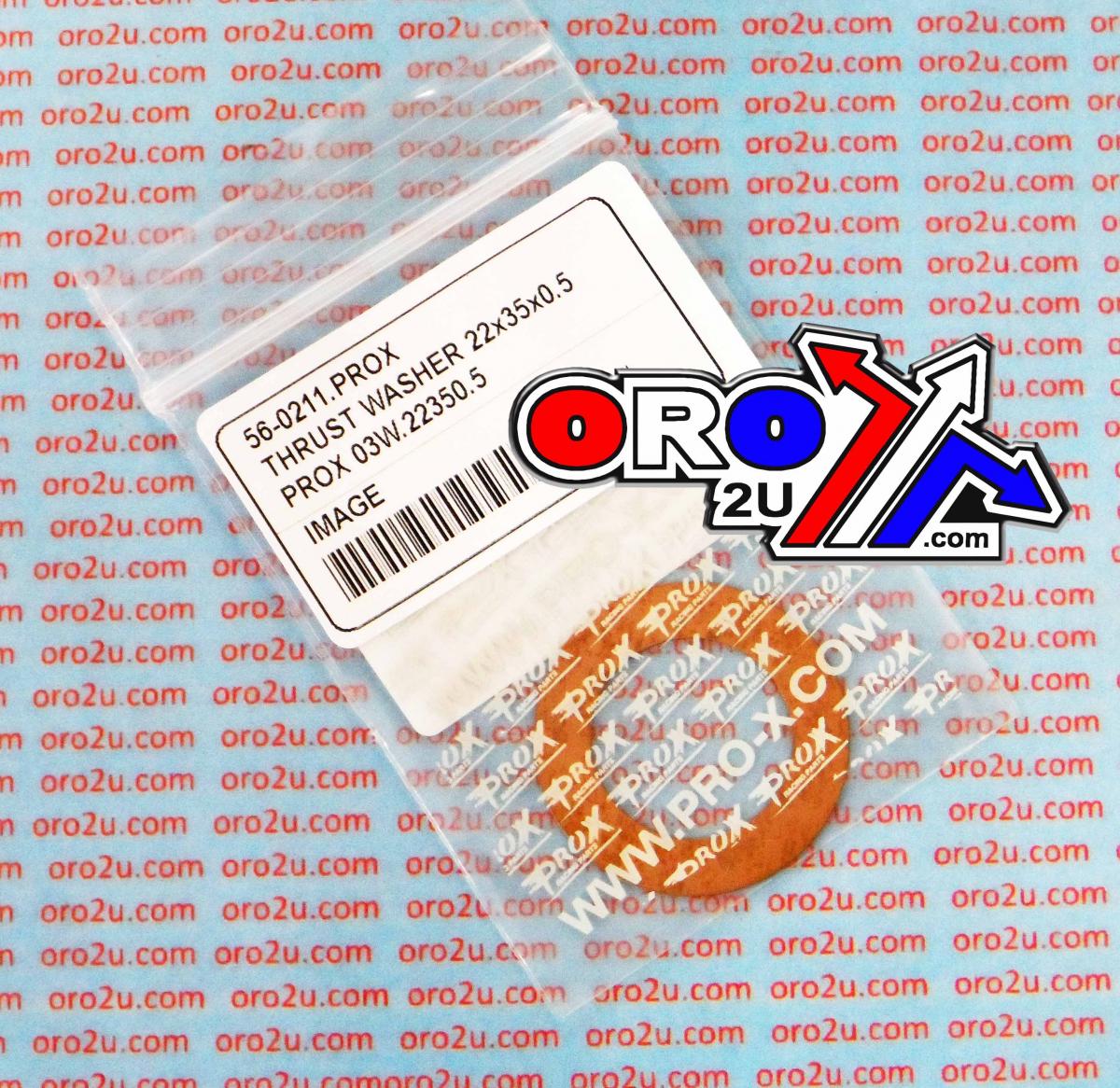 Pro-X Racing Thrust Washer 22x35x0.5 Each, Prox 03w.22350.5