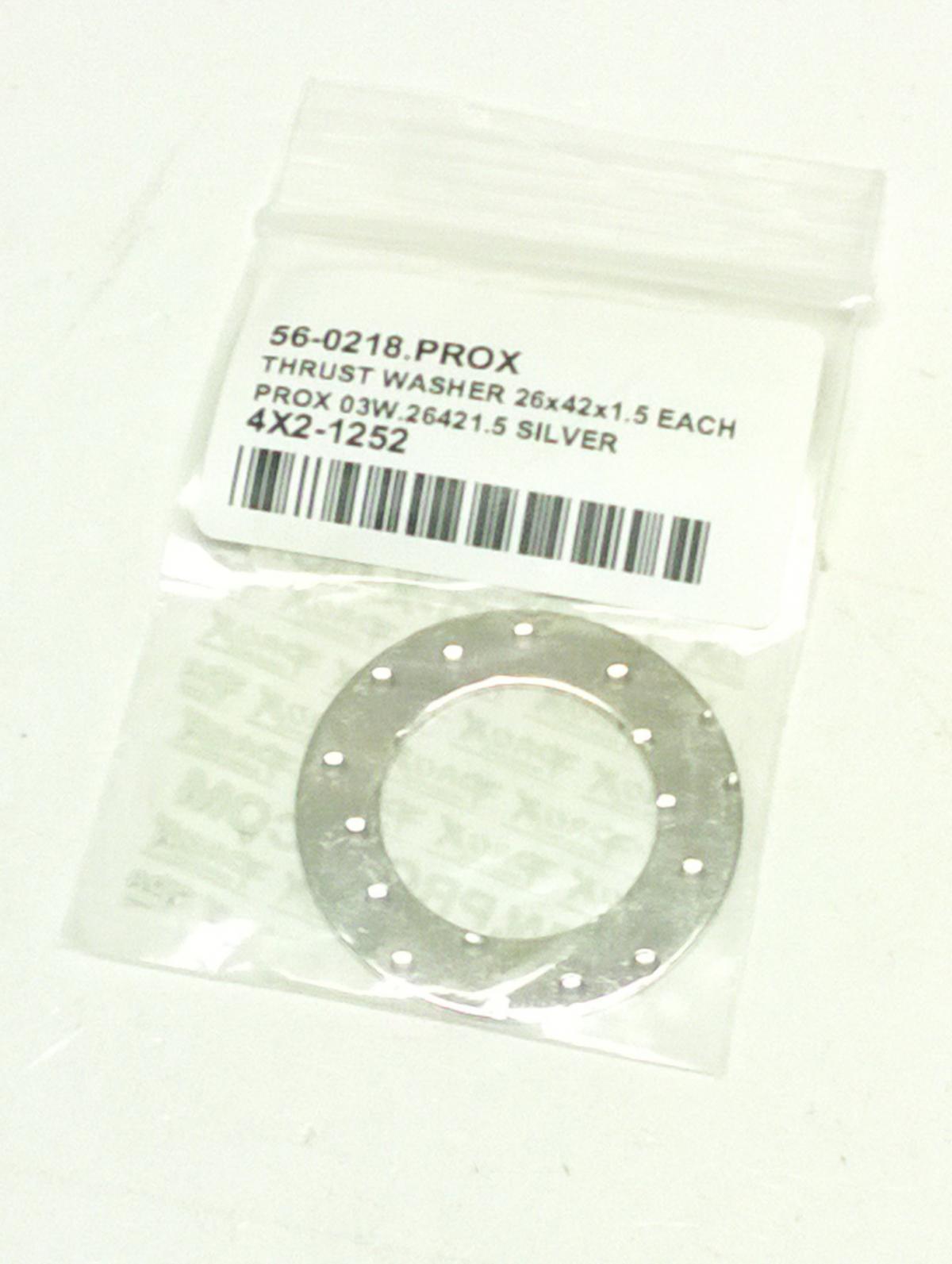 Pro-X Racing Thrust Washer 26x42x1.5 Each, Prox 03w.26421.5 Silver