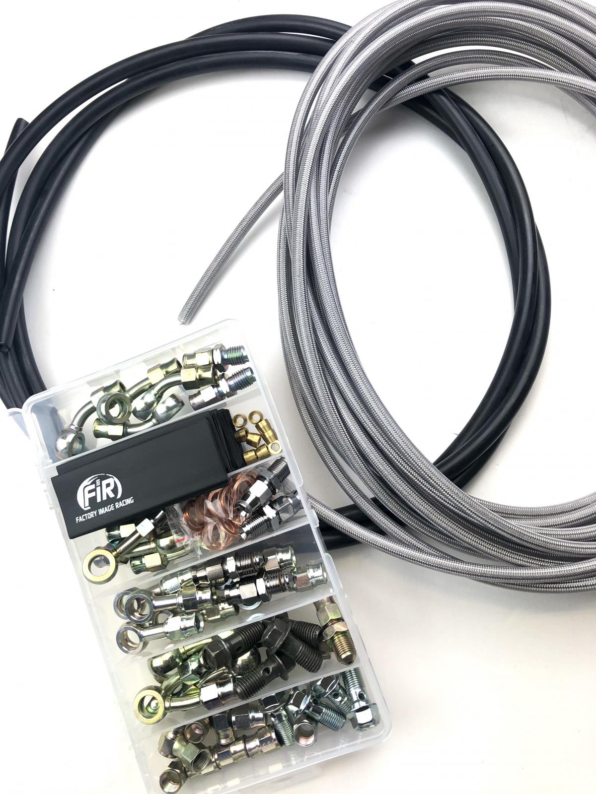 FIR Diy Hydraulic Brake Clutch Hose Building Kit 120pc Fir Buildaline