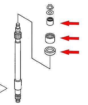 K&L Supply 82-95 XT550/600 Clutch Push, Rod Repair Kit K&l 17-1829, Made in Japan.