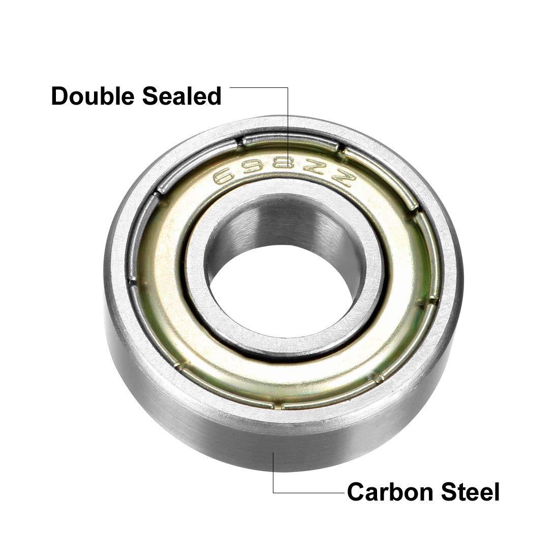 Koyo Bearings Bearing 698 Zz 8x19x6 Steel Sealed, 56-500