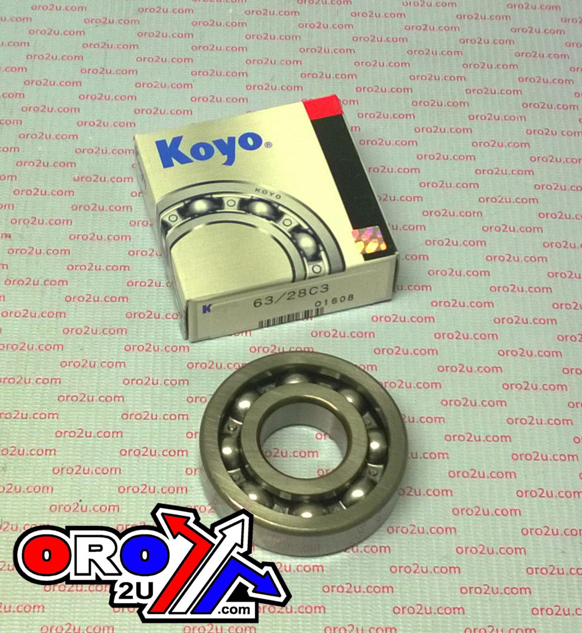 Koyo Bearings Bearing 63/28 C3 Koyo 28x68x18, 23.6328c3, 63/28c3-koyo, BEA078