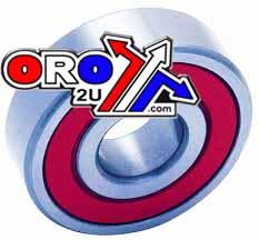 All Balls Racing Bearing 608 C3 2rs 8x22x7 Rda, 608-2rda Red Rubber Sealed