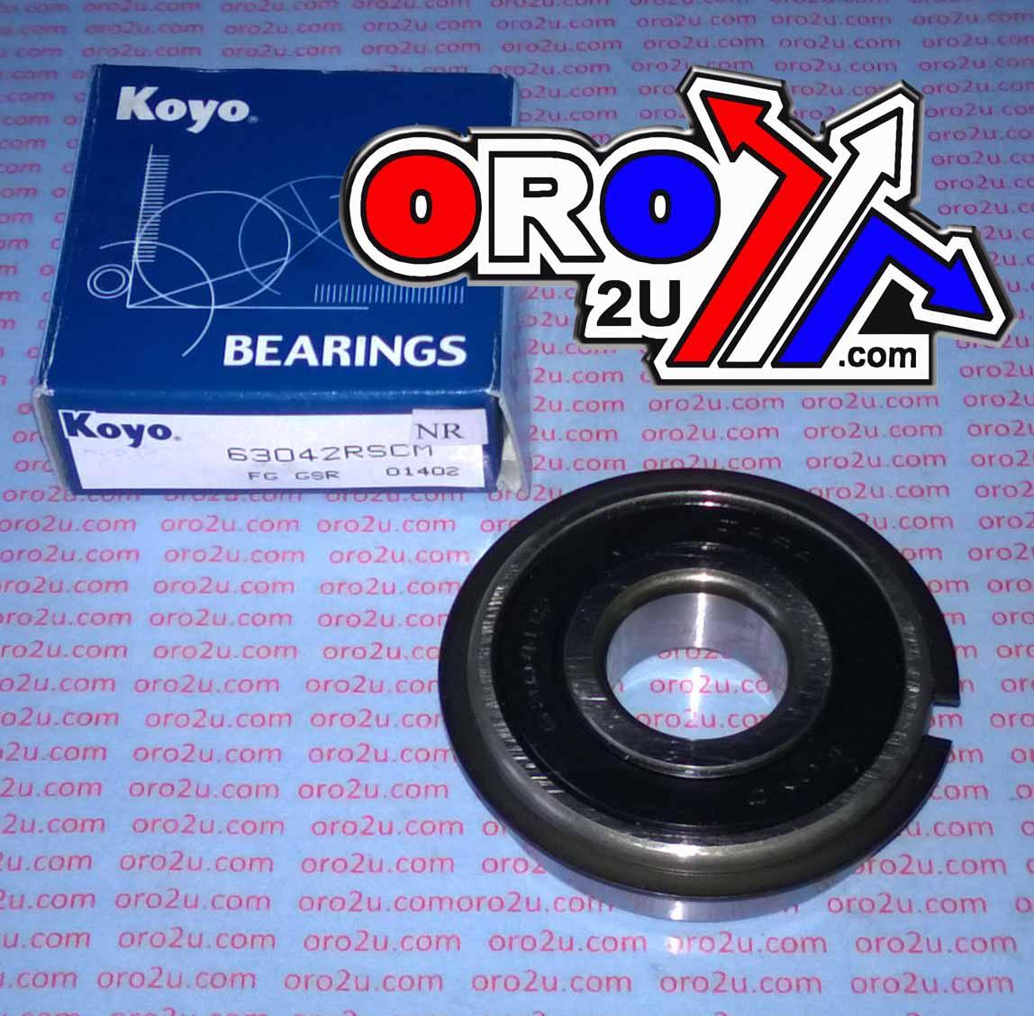 Koyo Bearings Bearing 6304 N 2rs Grooved, Koyo 2-rubber Seals 20x52x15