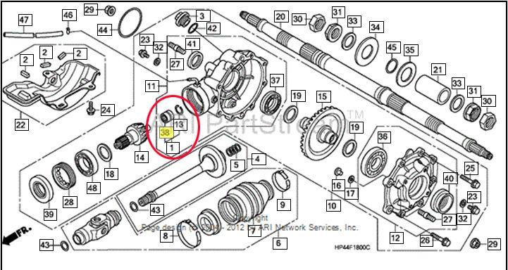 Bronco Bearing Needle 15x25x17mm, Bronco at-03804 Final Drive
