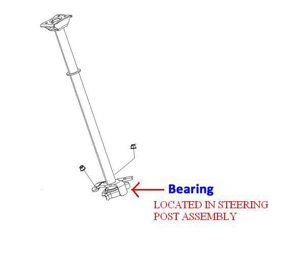 Dirt Racing Bearing Sealed Steering Post Cs6205-2rs, 1823467, 1823773 Polaris, at-08900