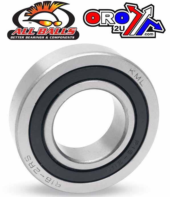 All Balls Racing Inner Primary Support Bearing, Allballs R16-2rs Mainshaft, Sold Individually, 9061-6040