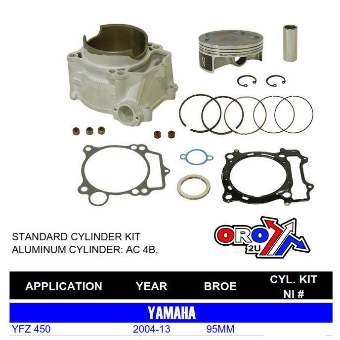 Dirt Racing Cylinder Kit 04-13 YFZ450 95mm At-09470k Cx-40005k