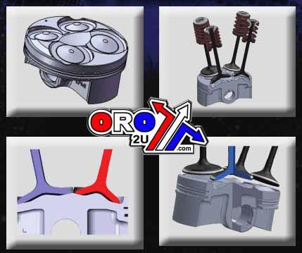 Kibblewhite Cylinder Head Service Kit, Kibblewhite 80-81200 YZF250 14-16