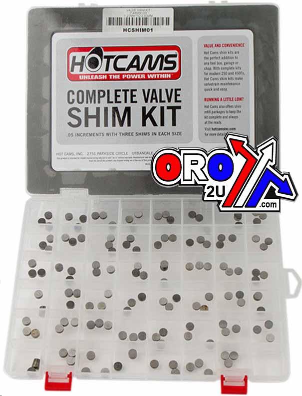 Hot Cams Valve Shim Kit 7.48mm 141pcs, Hotcam Hcshim01