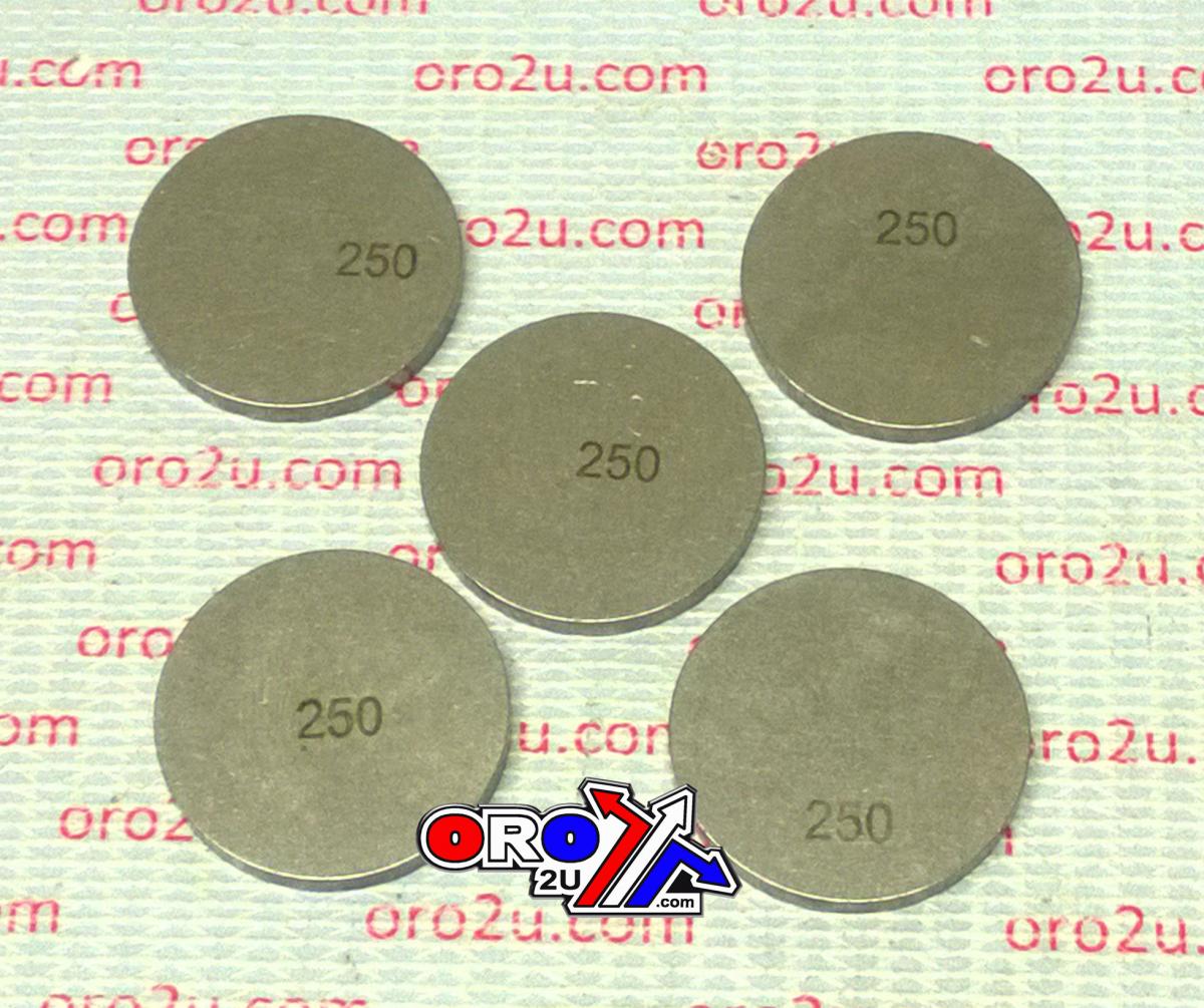 K&L Supply Valve Shim 2.50 25mm Pk/5 K&l 13-7528