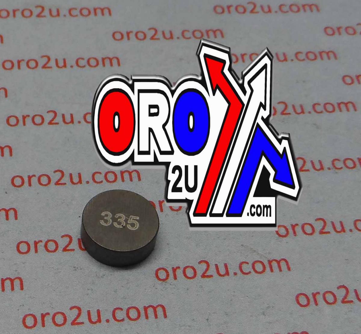 Psychic Valve Shim 3.35mm 9.48mm Pk/3, Psychic MX-09432-44