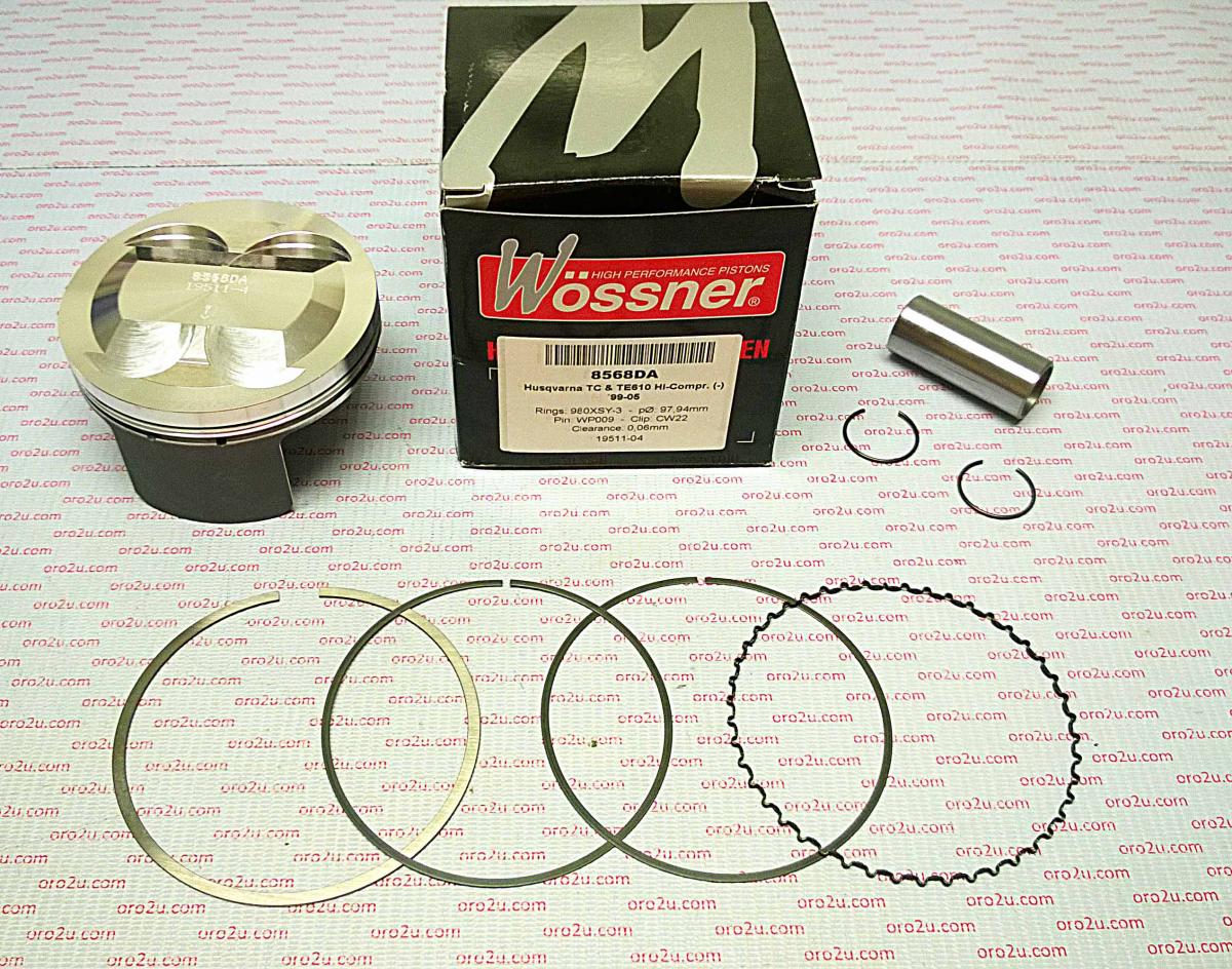 Wossner Piston Kit Hc Husky610 98.00, Wossner 8568da Husqvarna 800092911